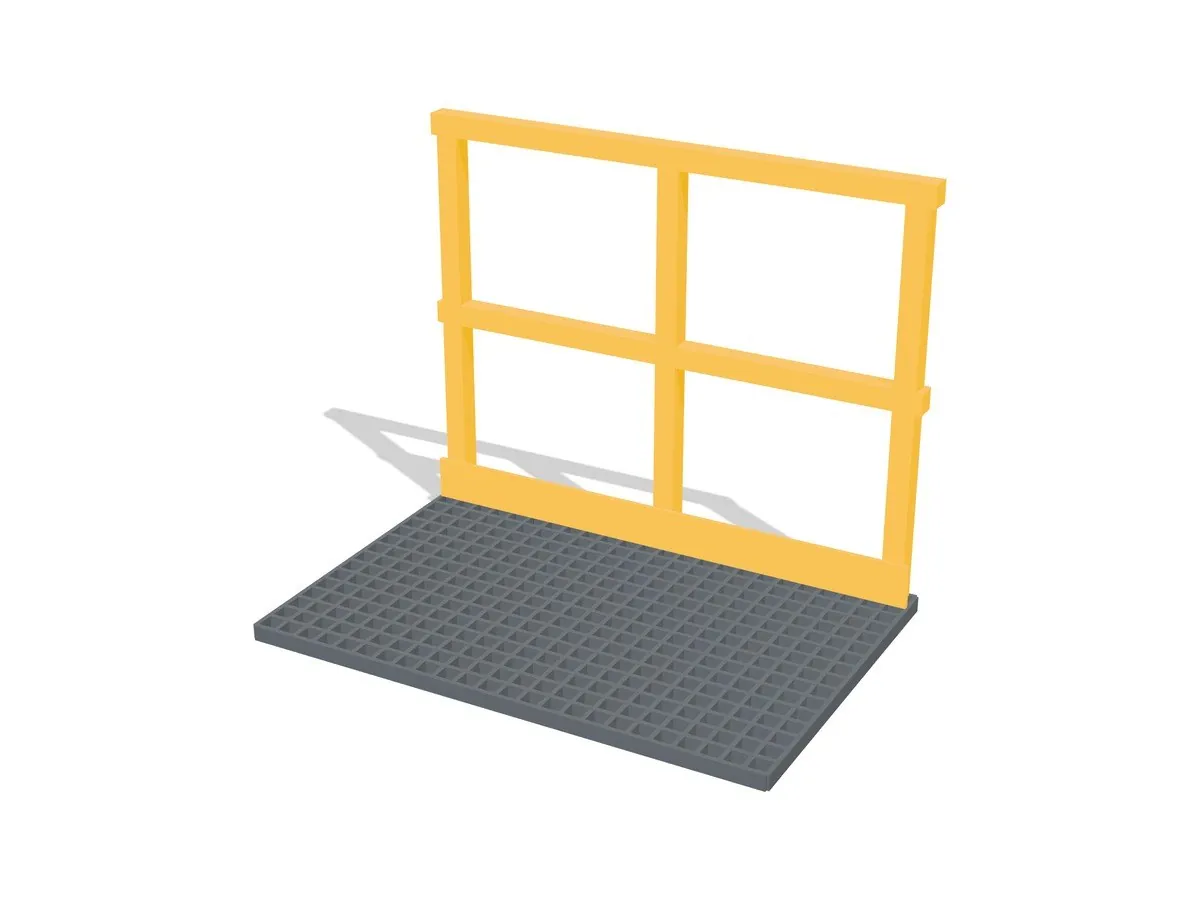 FRP grating & handrail