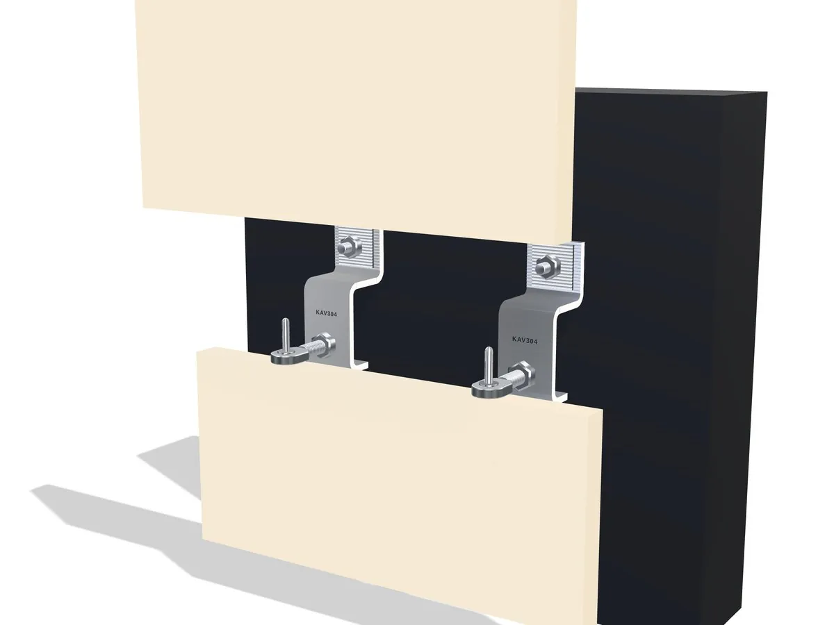 Mechanical cladding fixation