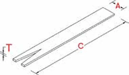 Block tie fishtailed