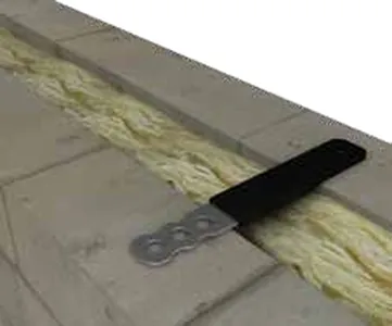 Debonding control joints flat tie