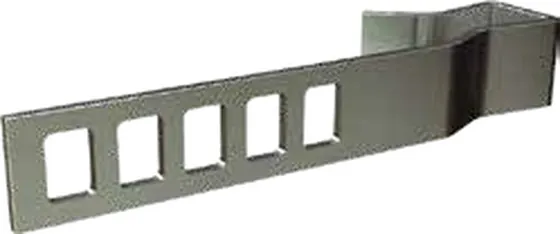 Hammer-on section and tie