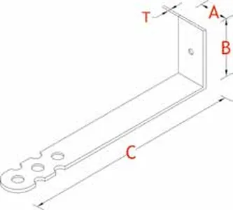 Three-hole block tie