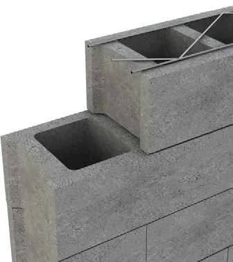 Truss type block reinforcement