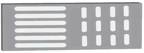 Expansion joint plate (fish plate)