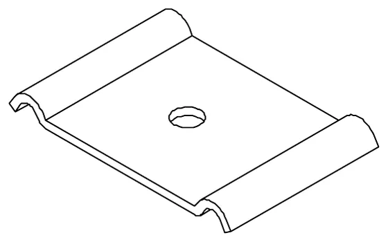 Floor mounting clamp