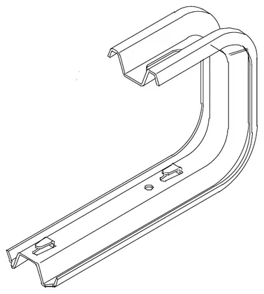 "J" style bracket