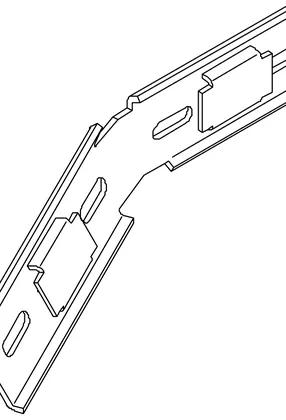 45° mounting bracket