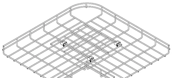 Short radius 90° horizontal bend