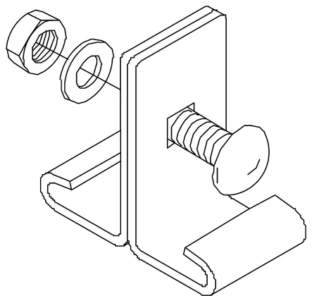 Central suspension hanger (suspension profile type)