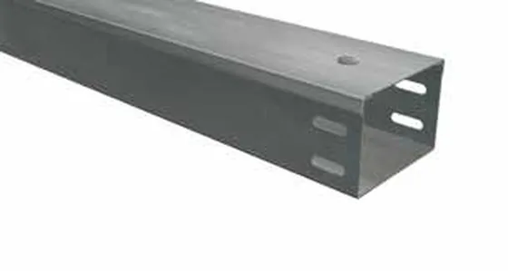 Single compartment cable trunking