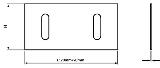 Straight connector