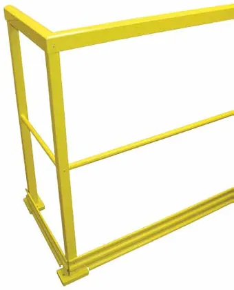 Channel top FRP handrail