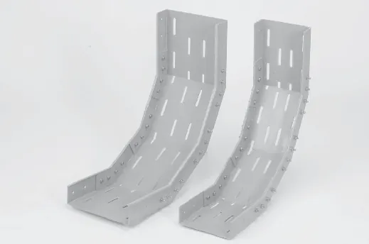 Tray inside vertical bend