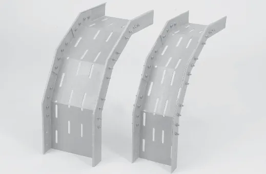 Tray outside vertical bend