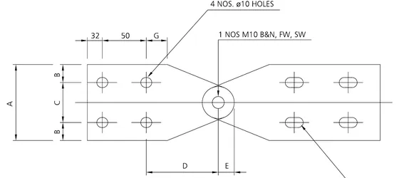 Vertical adjustable splice plate