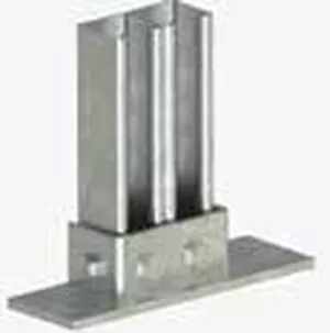 Base plate with double channel