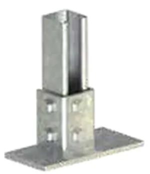 Base plate with double fix