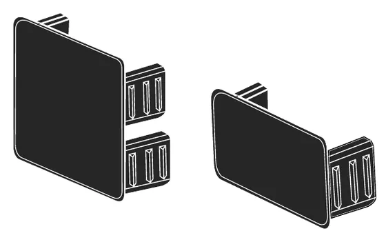Plastic end cap