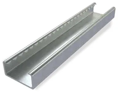 Toothed channel 41 × 21 mm