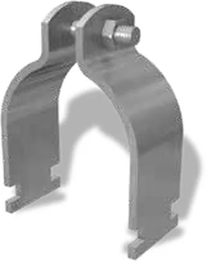 Omega conduit & pipe clamp