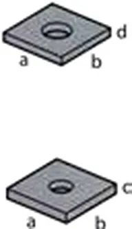 Square washer