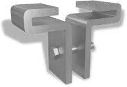 Steel beam clamp, open