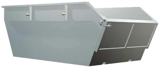 Tipping truck container skip type HM