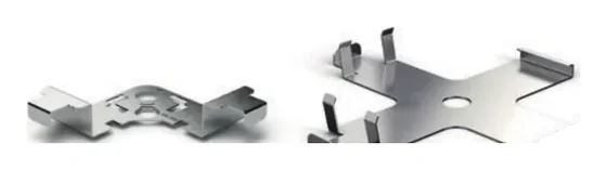 Vertical angular lining clip for wooden/WPC decking
