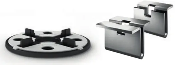 Windproof clips (T and L section)